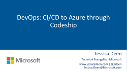 DevOps - Solution Pitch Deck