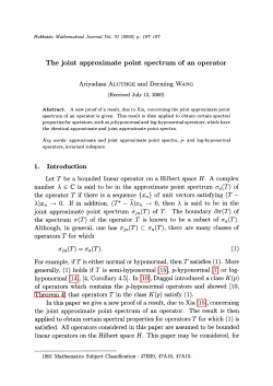 The joint approximate point spectrum of an operator