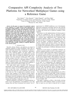 Comparative API Complexity Analysis of Two Platforms for
