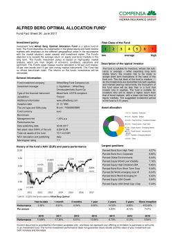 Factsheet_Alfred Berg Optimal Allocation