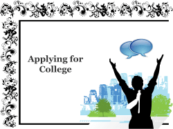 Choosing the Right College