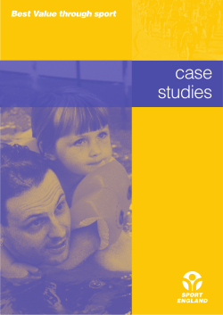 Best Value through sport: Case Studies
