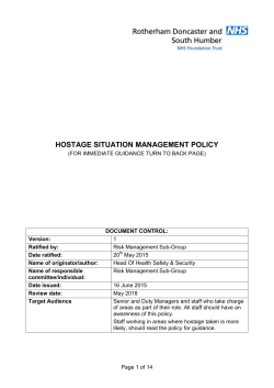 Hostage Situation Management Policy v1