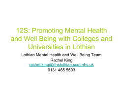 Settings Approach to Mental Health and Wellbeing