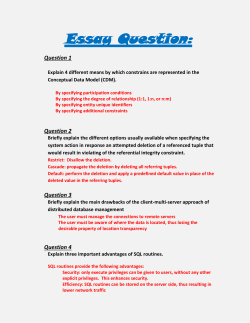 Essay Question: Question 1 Explain 4 different means by which