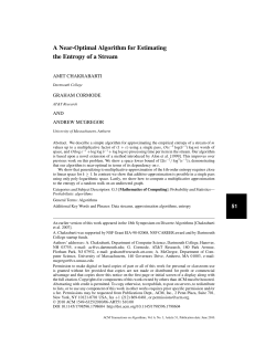 A near-optimal algorithm for estimating the entropy of a stream