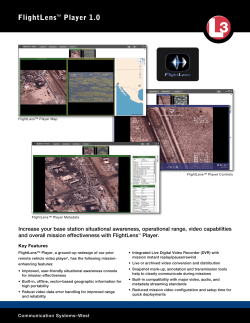 FlightLens&trade; Player 1.0