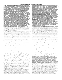 standard terms and conditions of sale