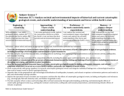 Grade 7 Science Rubrics