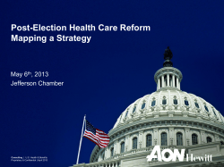 Health Care Reform Are You Ready for 2014?