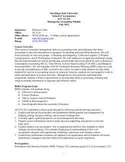 Product Costing and Cost Accumulation in a Batch Production