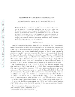 On Fixing number of Functigraphs