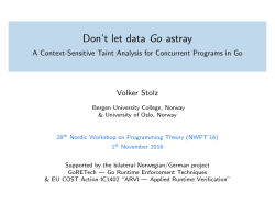 *2mmDon`t let data Go astray A Context
