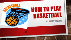 How to play Basketball
