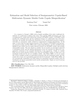 Estimation and Model Selection of Semiparametric Copula