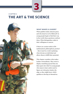 Chapter 3 - The Art and The Science