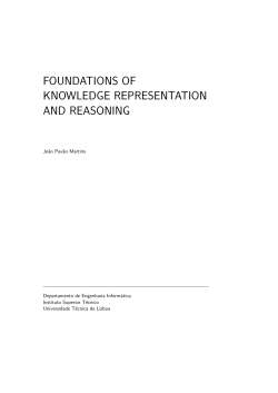 foundations of knowledge representation and