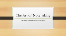 The Art of Note