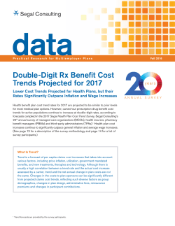 Double-Digit Rx Benefit Cost Trends Projected