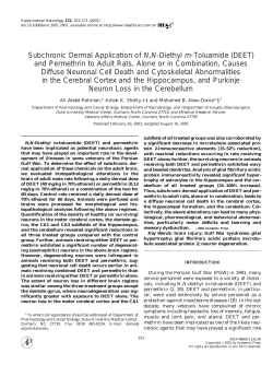 Subchronic Dermal Application of N,N-Diethyl m