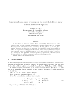 Some results and open problems on the controllability of linear and