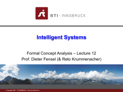 Formal Concept Analysis - Teaching-WIKI