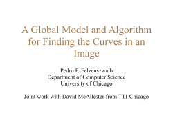 A Global Model and Algorithm for Finding the Curves in