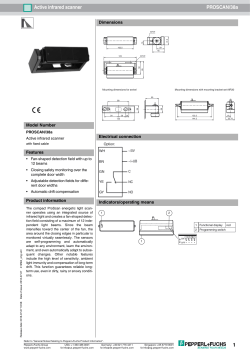 1 Active infrared scanner PROSCAN/38a