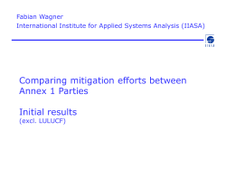 The contribution of IIASA to the Toyota Asian Ozone project