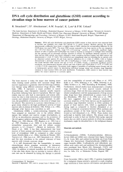DNA cell cycle distribution and glutathione (GSH) content according