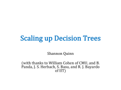 Scaling up Decision Trees