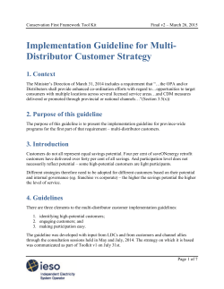 Implementation Guideline for Multi