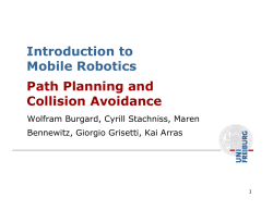 Path Planning and Collision Avoidance Introduction to Mobile
