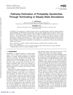 Pathwise Estimation of Probability Sensitivities Through Terminating