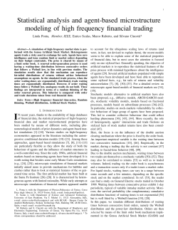 Statistical analysis and agent-based microstructure modeling of high