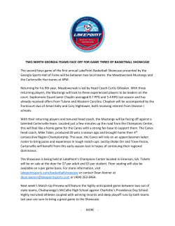 TWO NORTH GEORGIA TEAMS FACE OFF FOR GAME THREE OF