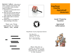 is the price at which a property would sell for cash or its equivalent