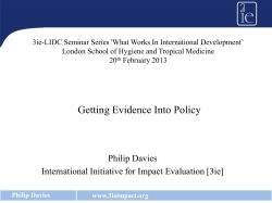 Dobbins et al, 2007 - International Initiative for Impact Evaluation