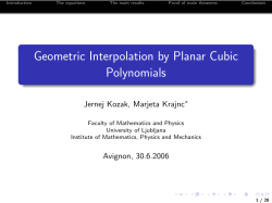 Geometric Interpolation by Planar Cubic Polynomials