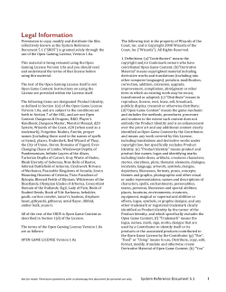 System Reference Document 5.1