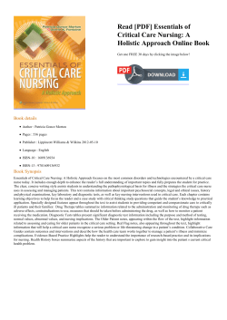 Read  Essentials of Critical Care Nursing: A
