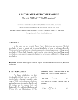 The BPI distribution based on mixture and Gaussian copula