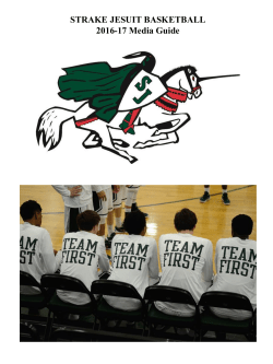 STRAKE JESUIT BASKETBALL 2016