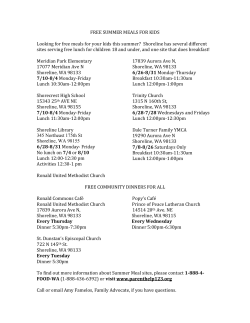Free Summer Meals for Kids