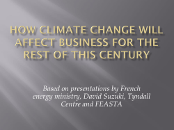How Climate Change Will Affect Business for the Rest of this Century