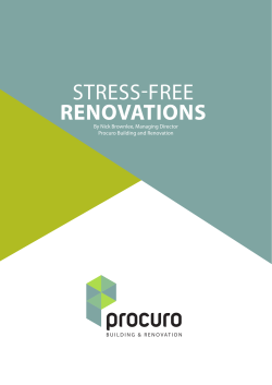 stress-free renovations