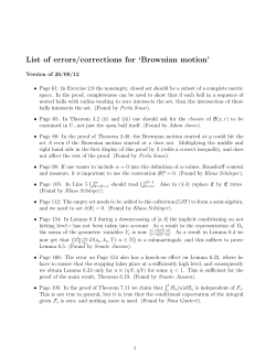 List of errors/corrections for `Brownian motion`