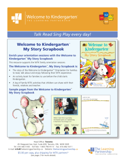 Talk Read Sing Play every day!