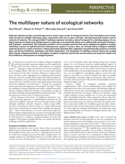 The multilayer nature of ecological networks