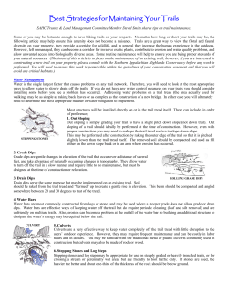 Best Strategies for Maintaining Your Trails